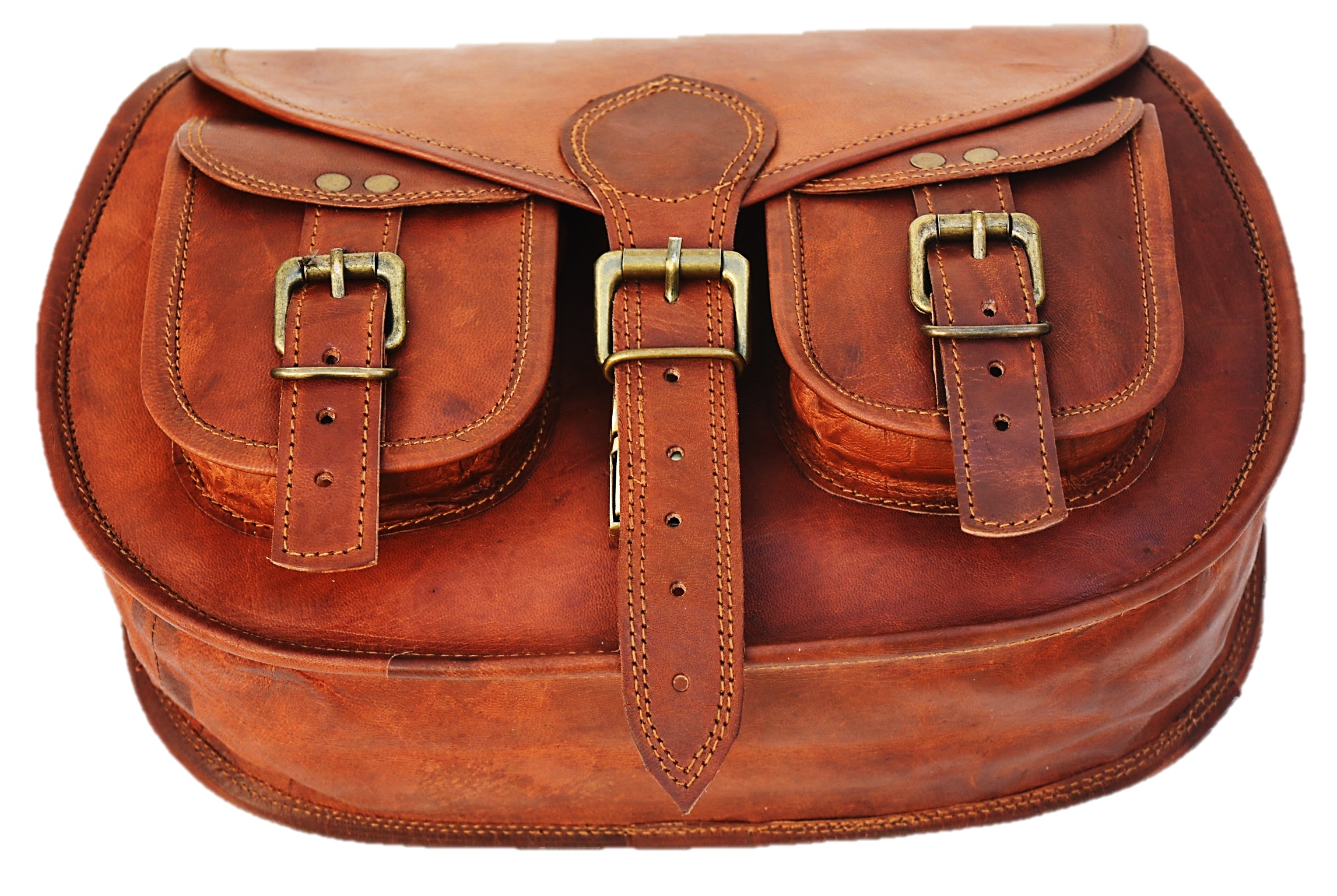 Leather Purse Designer Crossbody Shoulder Bag Travel Satchel Women Handbag Ipad Bag - Image 4